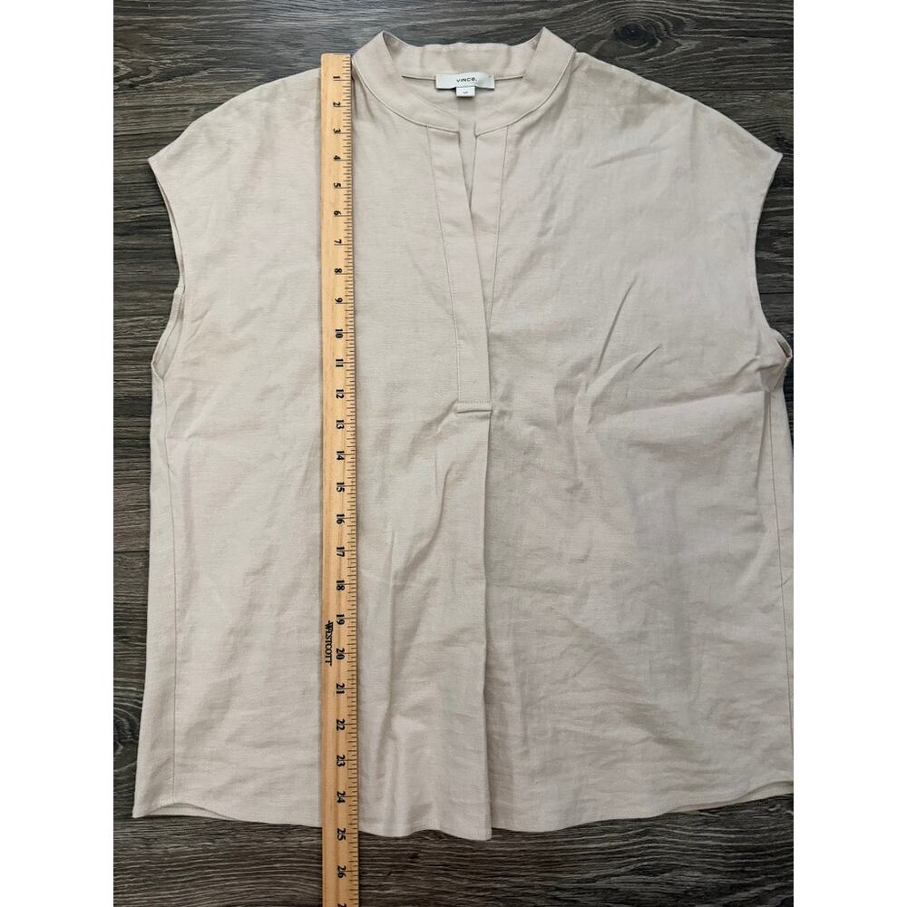 Vince Linen Blend Top size Small - Picture 2 of 9